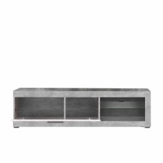 REMO MUEBLE TV 1P CEMENTO BT BLANCO OB BLF 2