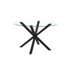 BOLTON MESA COMEDOR RED. 110 CRISTAL P/NEGRA