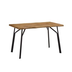 ONDAS MESA COMEDOR T/CAMBRIA 120X70X75 P/NEGRA