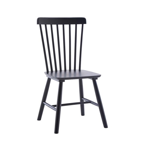 RUBBER SILLA MADERA COLOR NEGRO