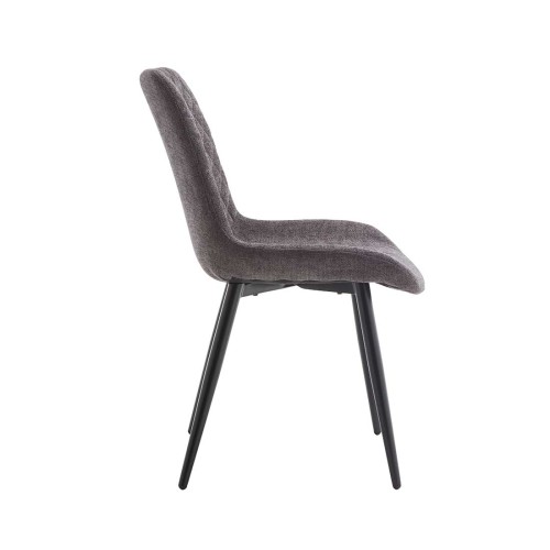 BLAIR SILLA TELA UF885-15 GRIS OSC. P/NEGRA