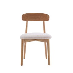 CARLES SILLA MADERA TELA UF885-01 CRUDO 2