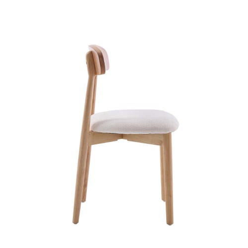 CARLES SILLA MADERA TELA UF885-01 CRUDO