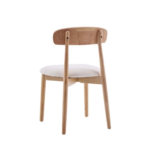CARLES SILLA MADERA TELA UF885-01 CRUDO