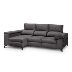 HUGO 3P+CHAISE IZQ. (ARCON) YVONNE 15 GRIS OSC 2