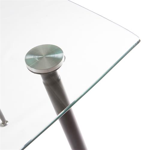 SWEEDEN MESA 120X80 T/CRISTAL P/NEGRAS