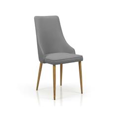 XS2308 SILLA COMEDOR TELA GRIS P/ROBLE
