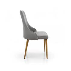 XS2308 SILLA COMEDOR TELA GRIS P/ROBLE 2