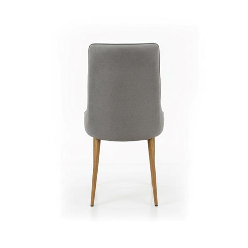 XS2308 SILLA COMEDOR TELA GRIS P/ROBLE