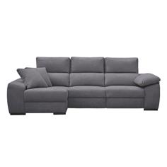 DAMASCO 3P+CHAISE IZQ. TAP. ESTRELLA 22 GRIS OSC.