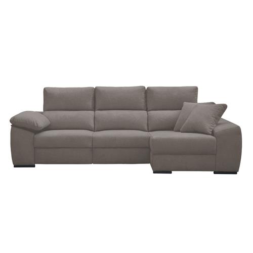 DAMASCO 3P+CHAISE DER. TAP. VENETO 03 CAOBA