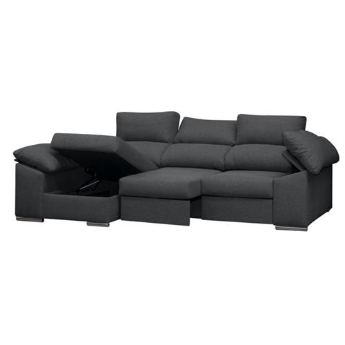 BOSS 3P+CHAISE IZQ TAP. ORION 11 GRIS OSC.