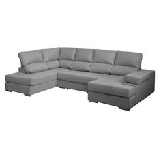 ITALIA CHAISELONGUE IZQ. TAP. YVONNE 13 GRIS CLARO