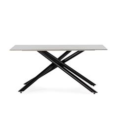SAKI MESA RECT. 160CMS. GRIS PIE NEGRO 2