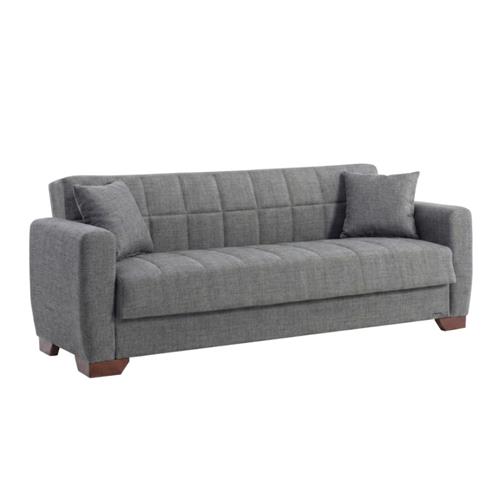 NEW TURKISH SOFA CAMA LIBRO 50-002 C/GRIS OSC.