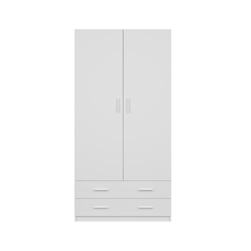 MUPO ARMARIO 2P.2C. 100X200 C/BLANCO