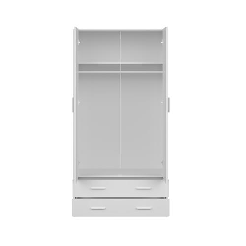 MUPO ARMARIO 2P.2C. 100X200 C/BLANCO