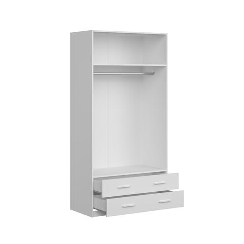 MUPO ARMARIO 2P.2C. 100X200 C/BLANCO