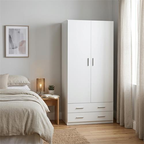 MUPO ARMARIO 2P.2C. 100X200 C/BLANCO