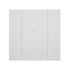 MUPO ARMARIO 4P.2C. 200X200 C/BLANCO