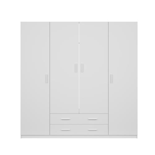 MUPO ARMARIO 4P.2C. 200X200 C/BLANCO