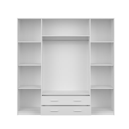 MUPO ARMARIO 4P.2C. 200X200 C/BLANCO