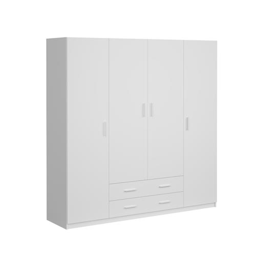 MUPO ARMARIO 4P.2C. 200X200 C/BLANCO