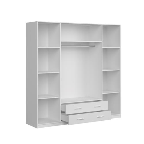 MUPO ARMARIO 4P.2C. 200X200 C/BLANCO