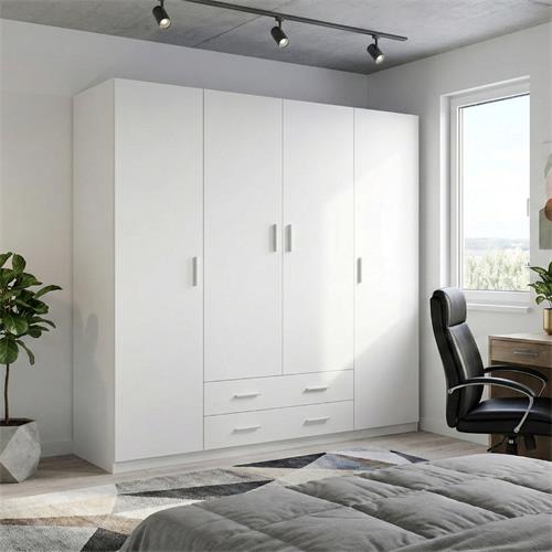 MUPO ARMARIO 4P.2C. 200X200 C/BLANCO