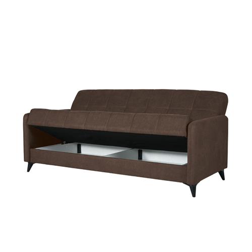 NEW SANTI SOFA CAMA LIBRO TELA JG248 73 MARRON