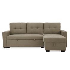 CLONY 2P+CHAISE C/CAMA REV. TELA 103-50 BEIGE