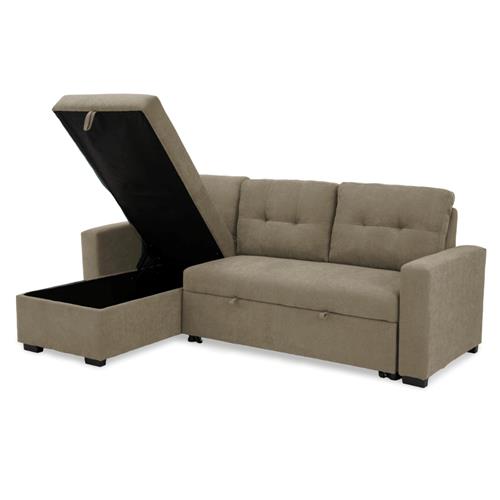CLONY 2P+CHAISE C/CAMA REV. TELA 103-50 BEIGE
