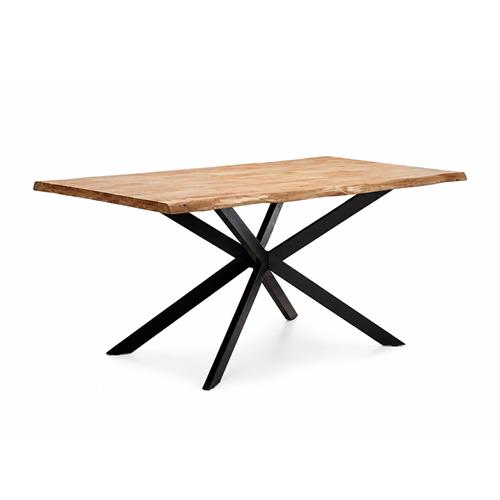 PRAGA MESA COMEDOR 160X90 ROBLE P/NEGRA (1387)