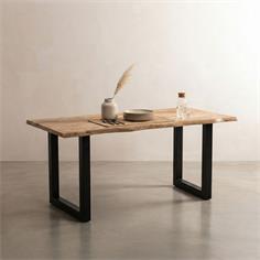 KIEV MESA COMEDOR 160X90 ROBLE P/NEGRA (1388) 2