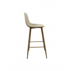 XS24991 TABURETE TELA BEIGE OS. P/COLOR ROBLE BS28 2