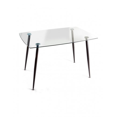 SWEEDEN MESA 120X80 T/CRISTAL P/NEGRAS