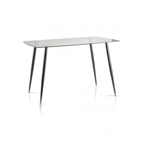 SWEEDEN MESA 120X80 T/CRISTAL P/NEGRAS