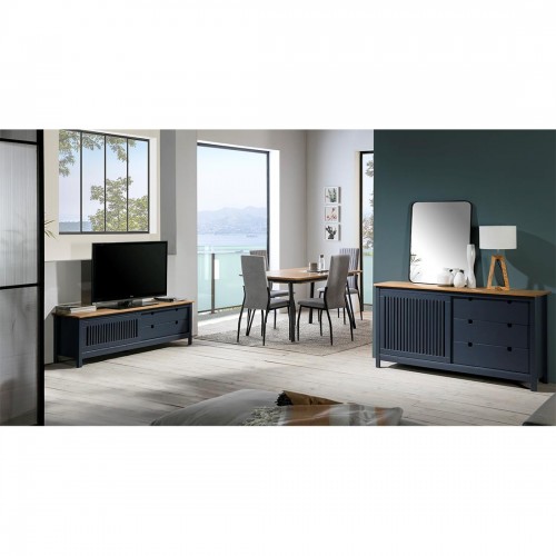 BRUNA MUEBLE TV 1P CORRED. 2C CERA /GRIS ANT