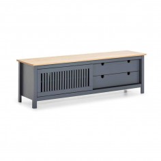 BRUNA MUEBLE TV 1P CORRED. 2C CERA /GRIS ANT