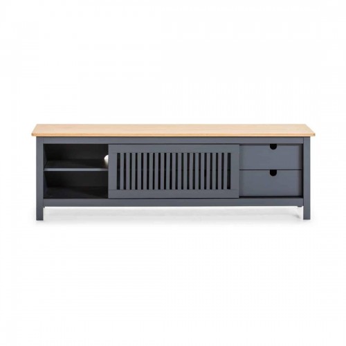 BRUNA MUEBLE TV 1P CORRED. 2C CERA /GRIS ANT