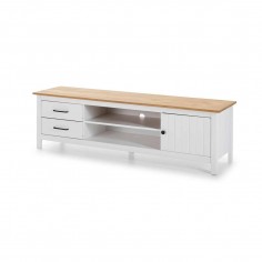 MIRANDA MUEBLE TV 1P2H2C BLANCO/CERA