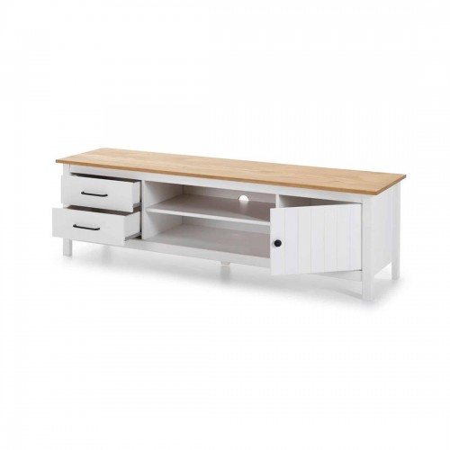 MIRANDA MUEBLE TV 1P2H2C BLANCO/CERA