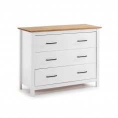 MIRANDA COMODA 3C BLANCO/CERA