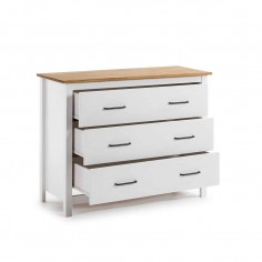 MIRANDA COMODA 3C BLANCO/CERA 2