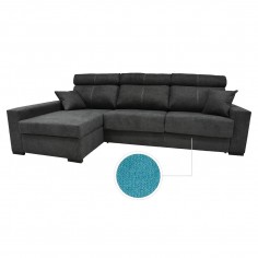 GOLETA CAMA+CHAISE. IZQ. NIDO 17 TURQUESA
