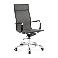 PERUGIA SILLON OFI.  RESP/ALTO MALLA NEGRO (AF1984