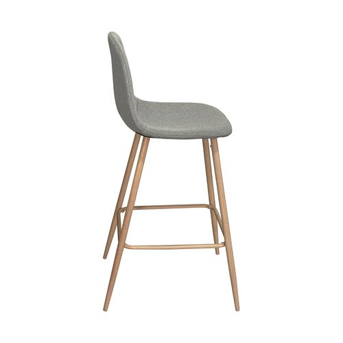 BORNEO TABURETE P/MET. CAMBRIA T/MERCURIO 28 GRIS
