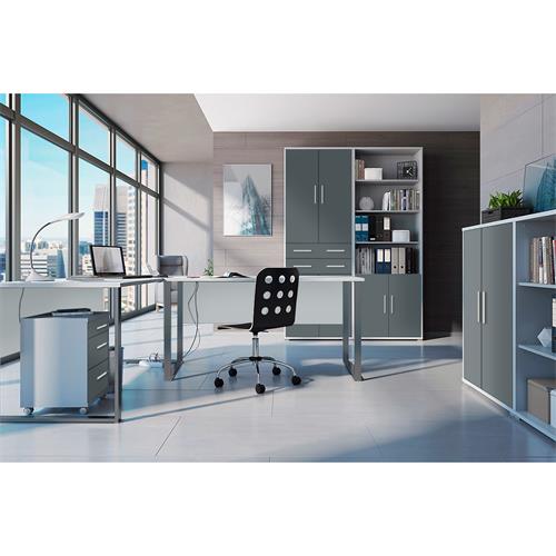 KABI MESA OFICINA 140CM C/FRESNO-ANTRACITA