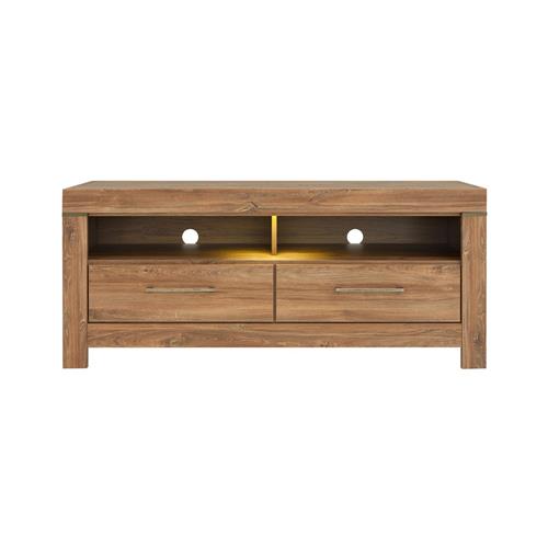 GERMAN BAJO TV PQ 139CM C/NOGAL LEDS