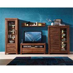 GERMAN BAJO TV PQ 139CM C/NOGAL LEDS 2